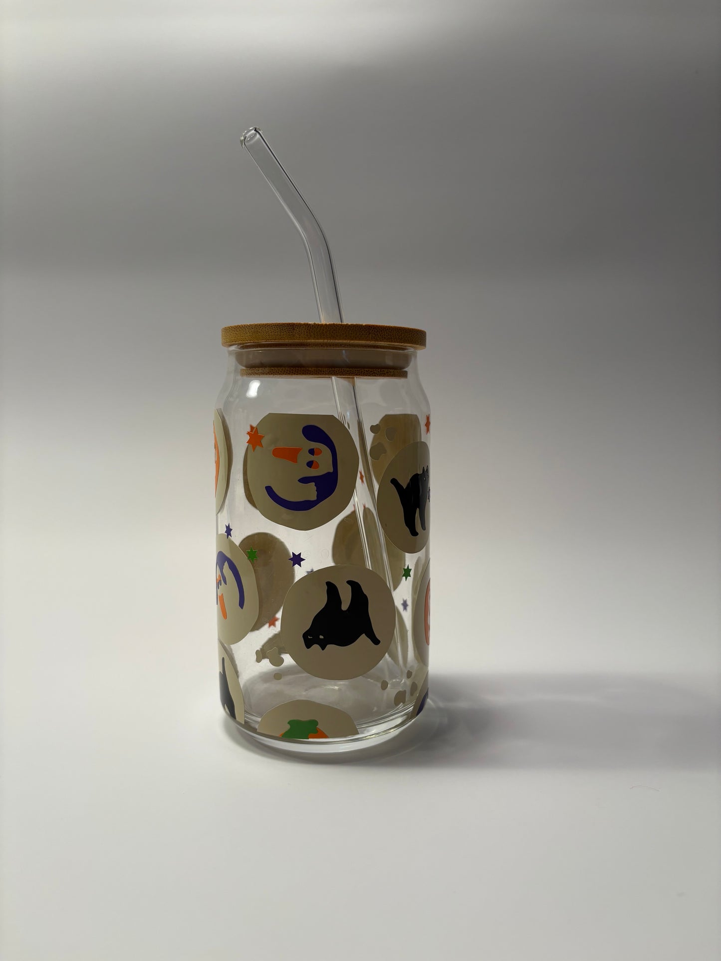 Halloween Cookie Soda Can Glass