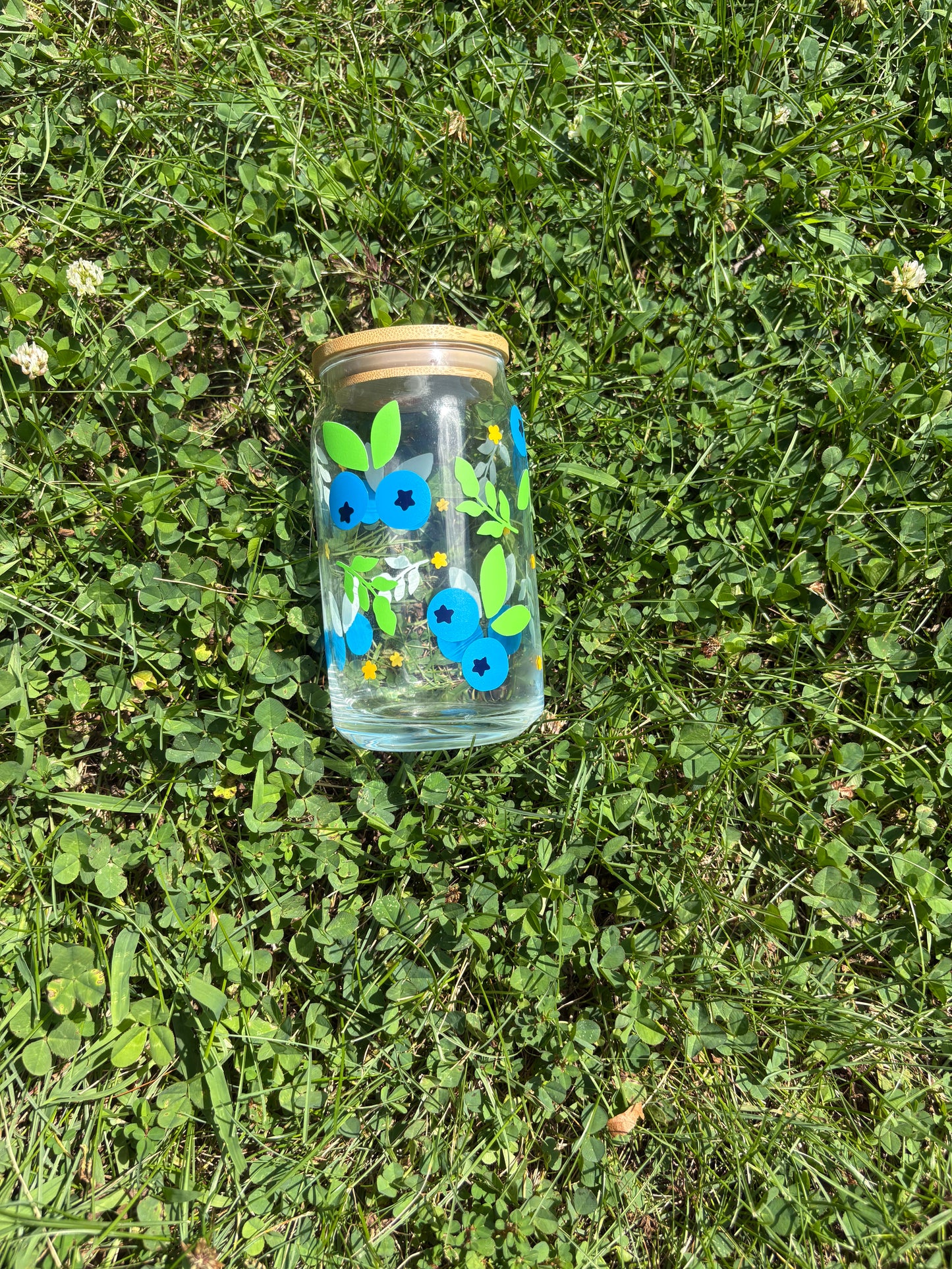 Blueberry Soda Can Glass