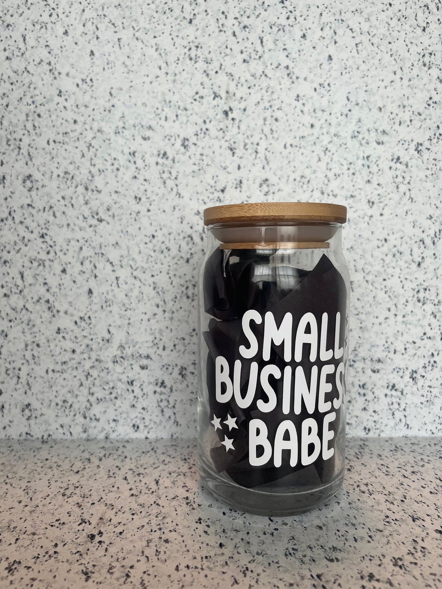 Small Business Babe / Owner Soda Can Glass