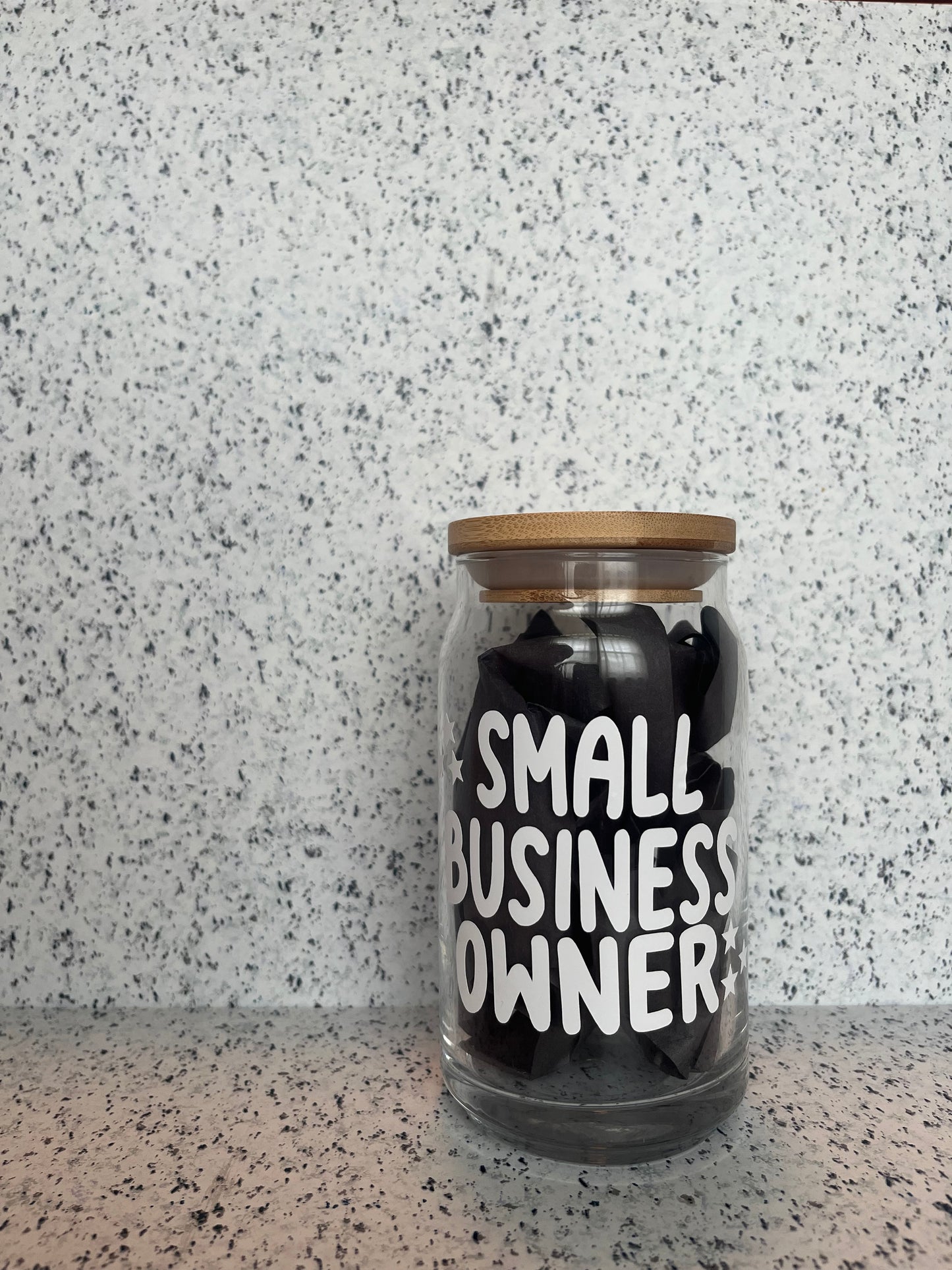 Small Business Babe / Owner Soda Can Glass