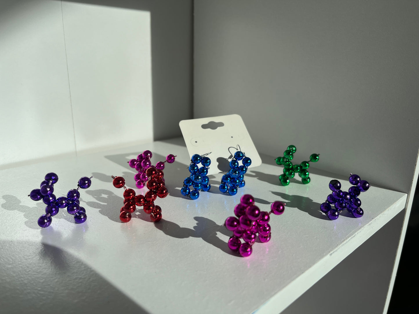 Balloon Dog Earrings