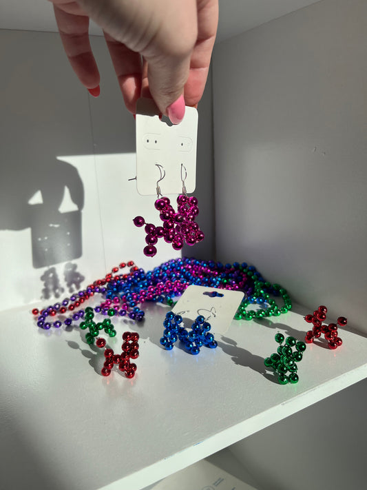 Balloon Dog Earrings