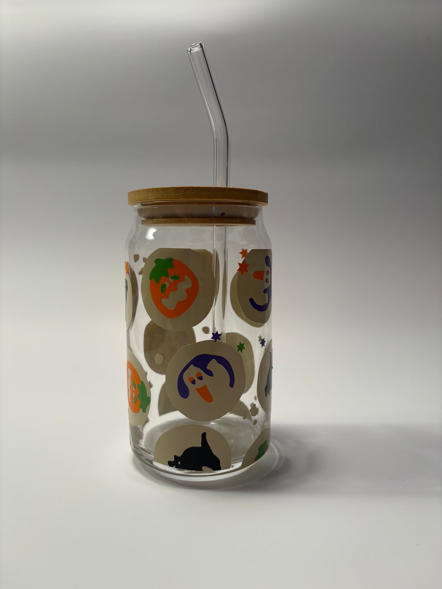 Halloween Cookie Soda Can Glass