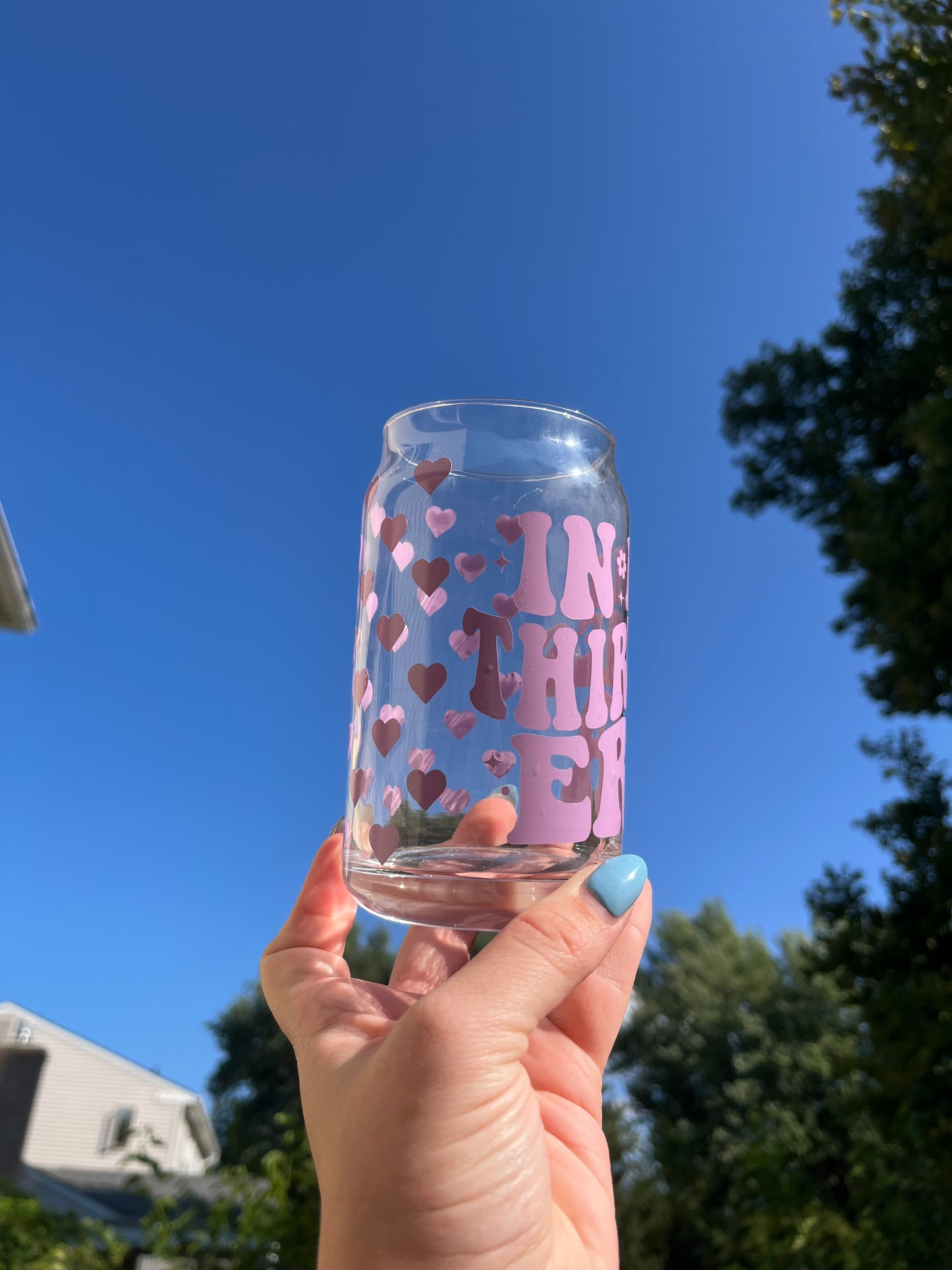 Birthday Era Soda Can Glass