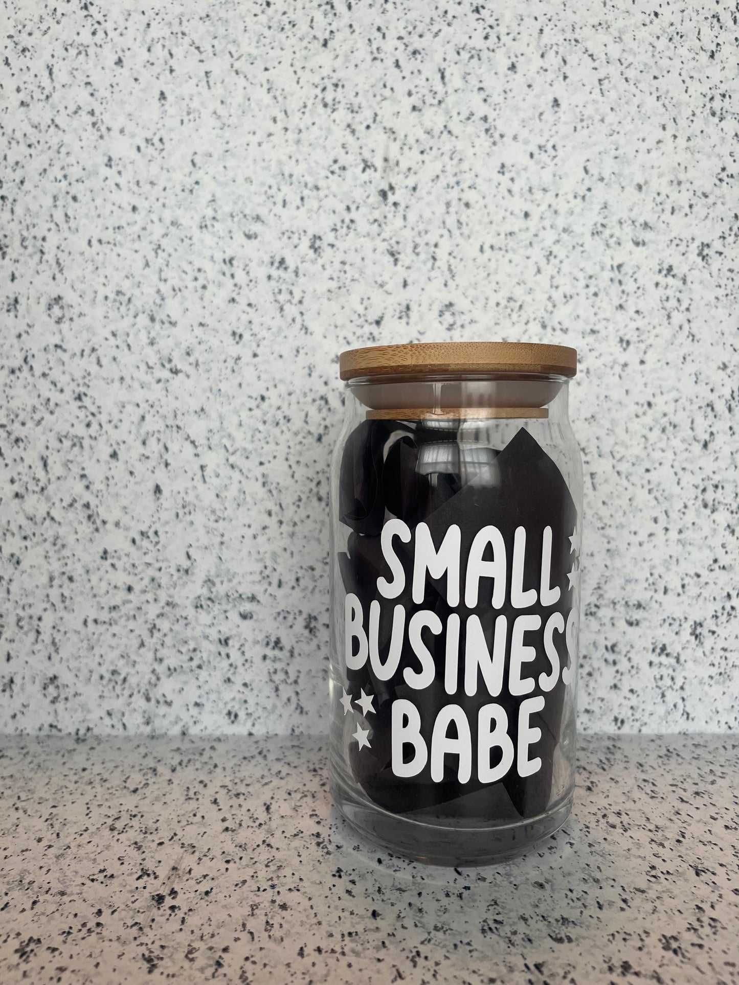 Small Business Babe / Owner Soda Can Glass