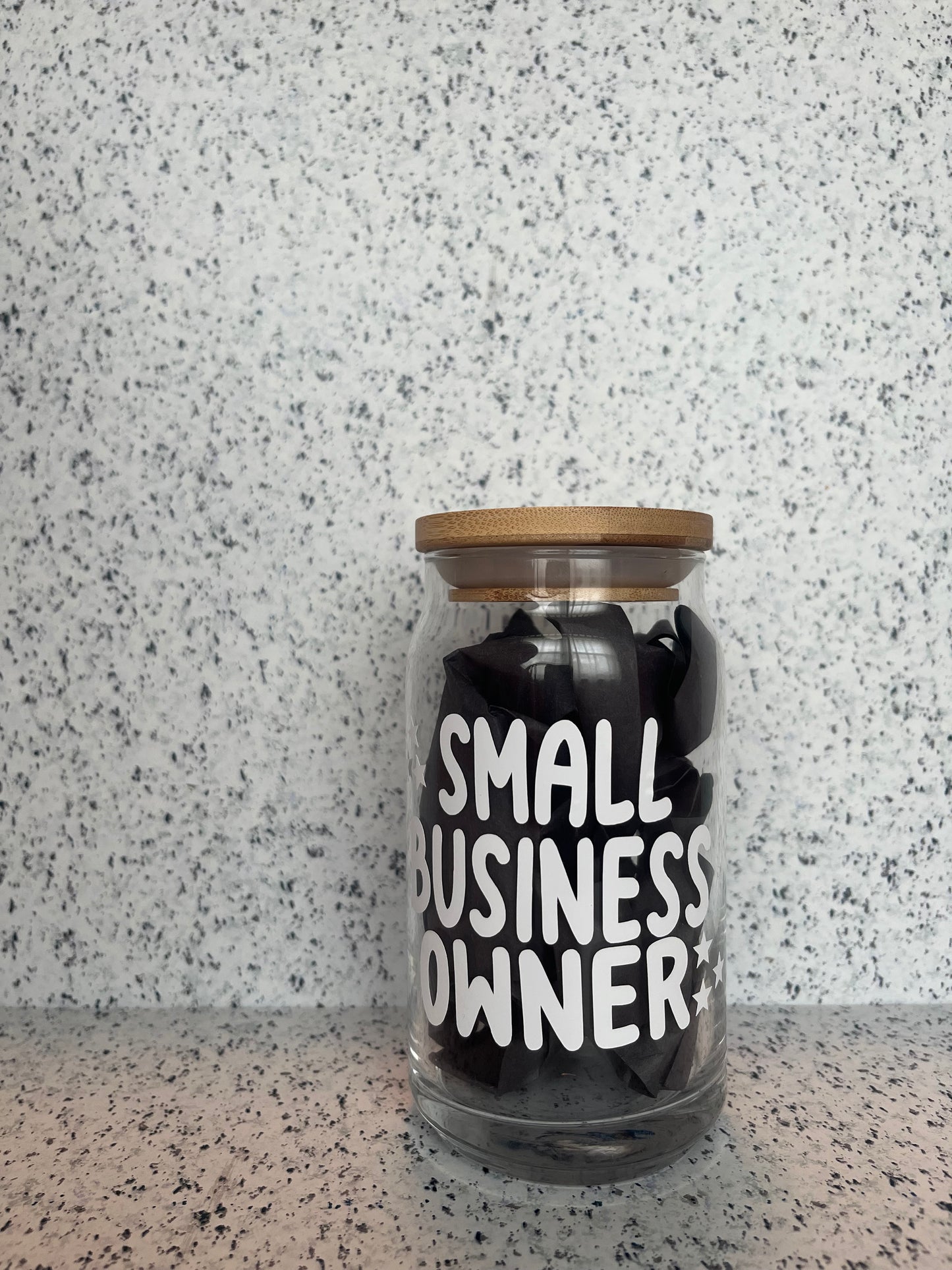 Small Business Babe / Owner Soda Can Glass