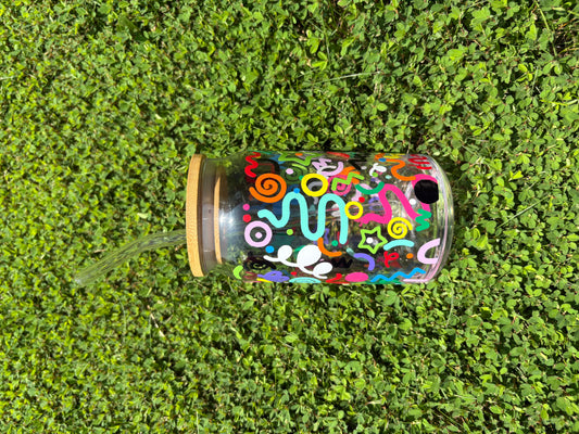 Retro 80’s Inspired Soda Can Glass