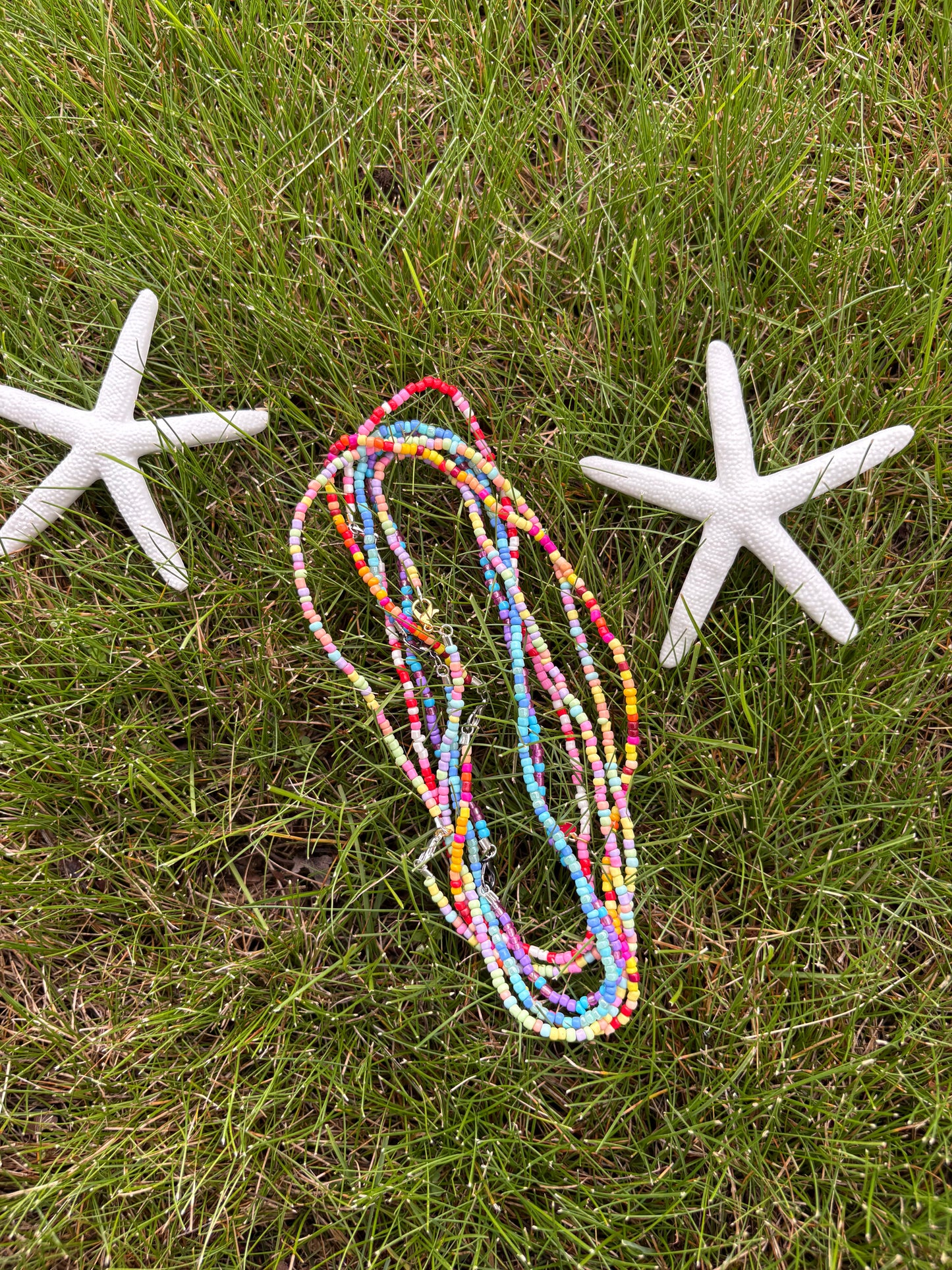 Multi/ Ombre Seed Bead Necklace