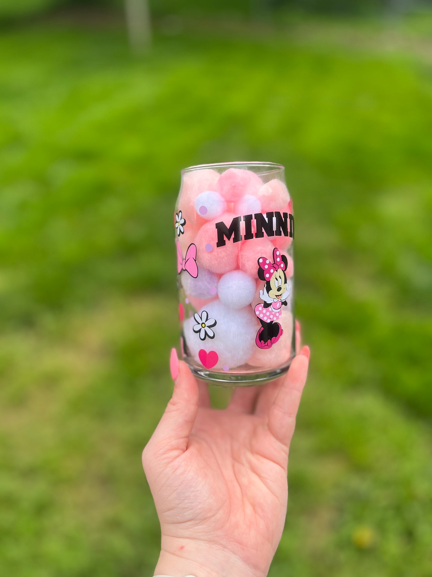 Minnie Mouse Soda Can Glass