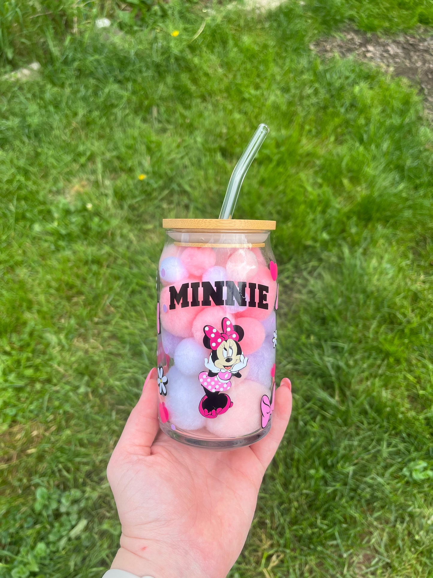 Minnie Mouse Soda Can Glass