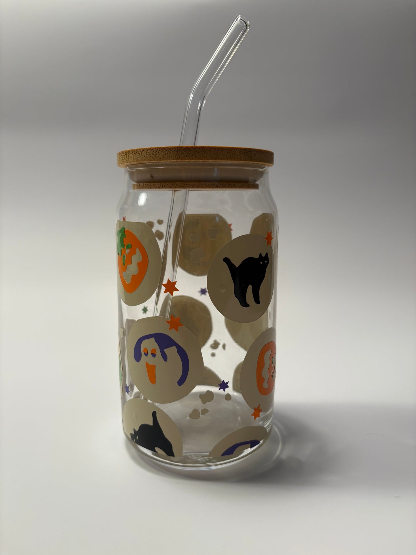 Halloween Cookie Soda Can Glass