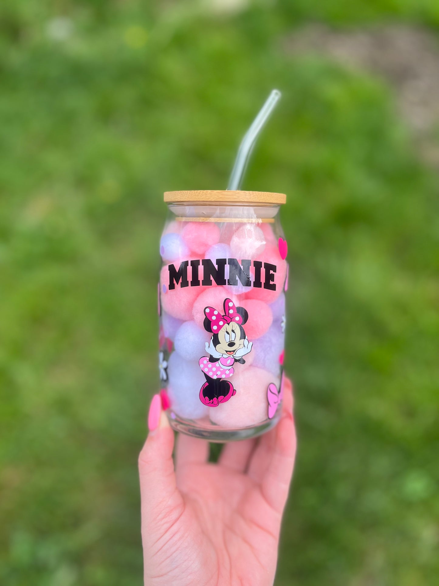 Minnie Mouse Soda Can Glass