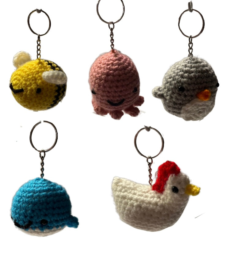 Crochet Animal Keychains