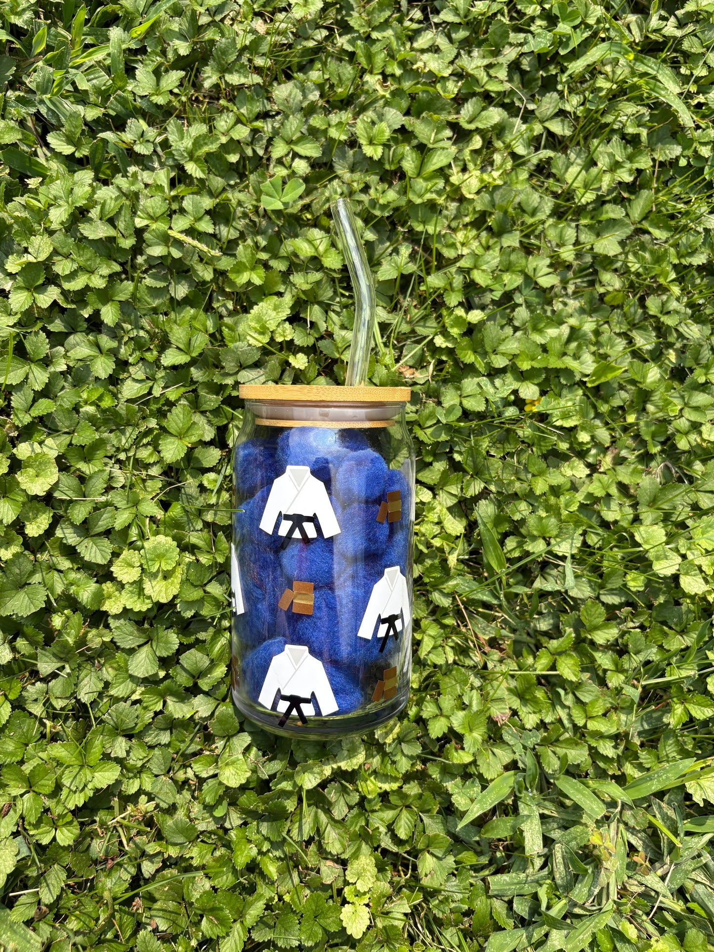 Karate Soda Can Glass