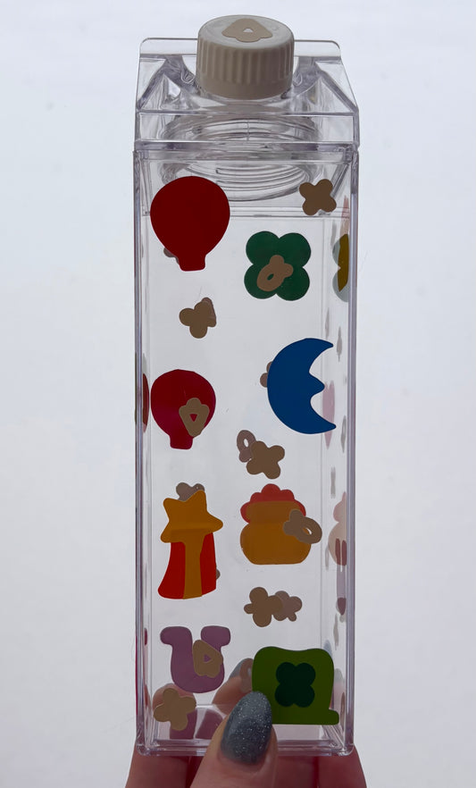 Lucky Charms Milk Carton Water Bottle