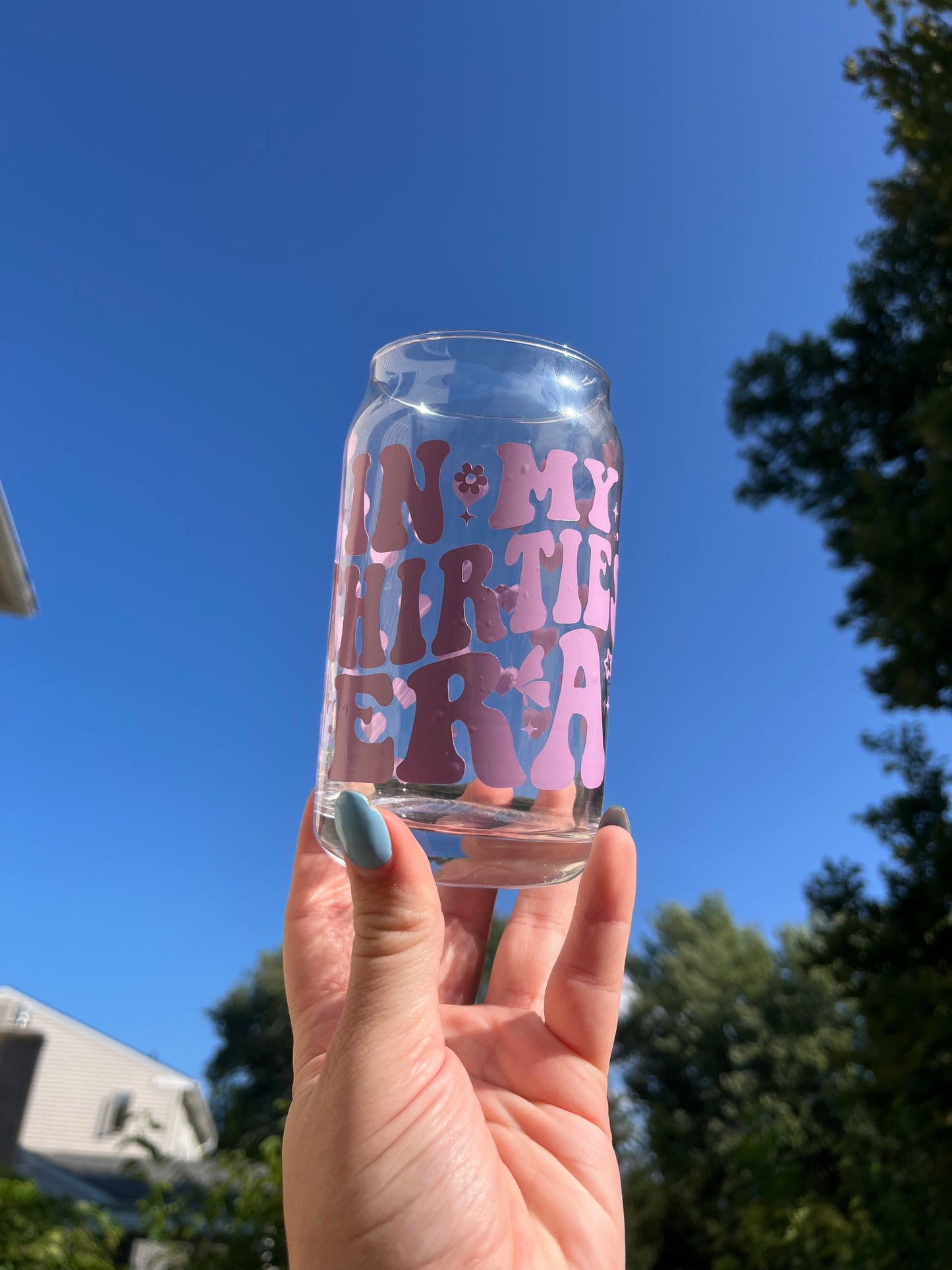 Birthday Era Soda Can Glass