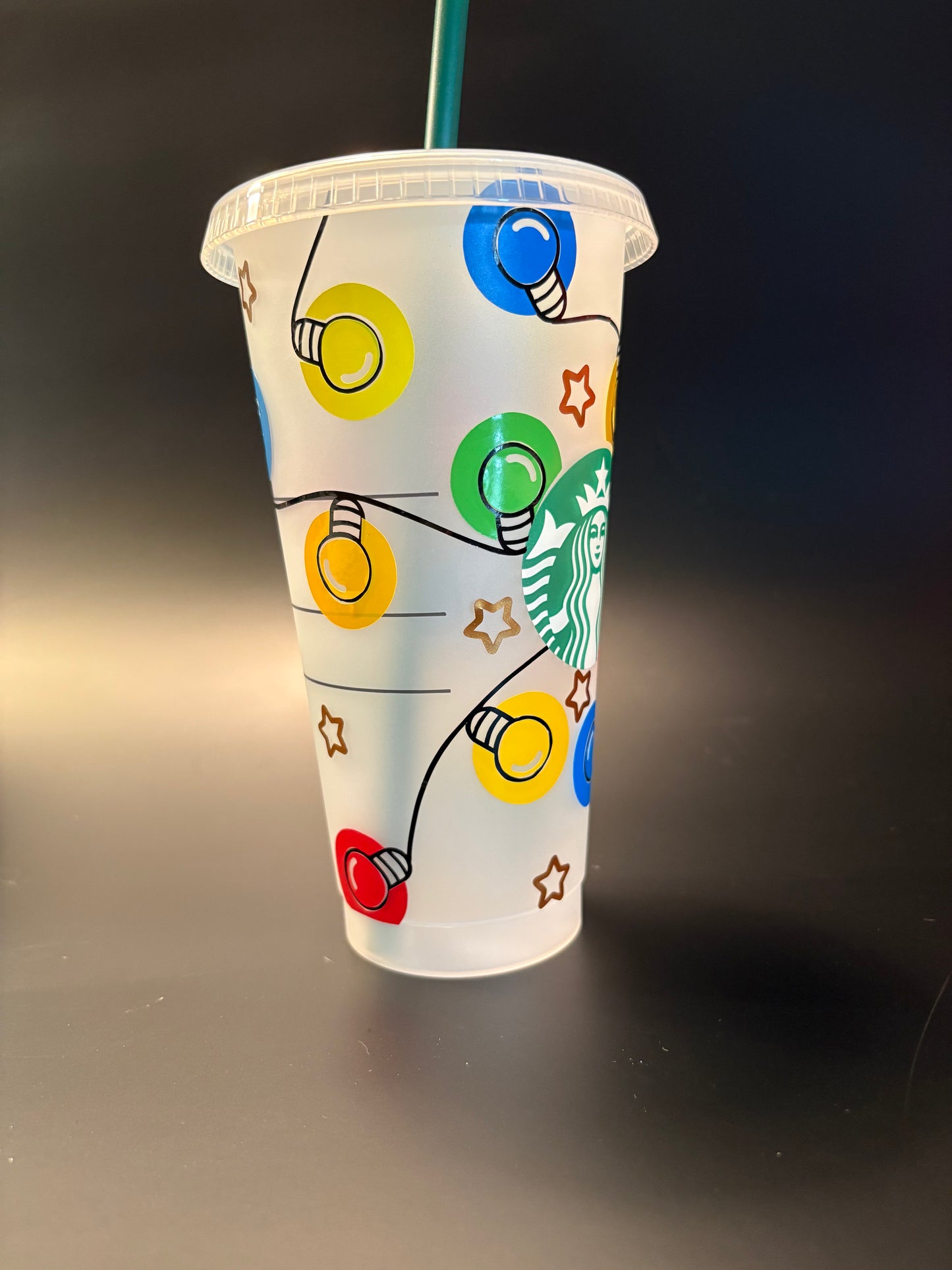 Christmas Light Starbucks Cup