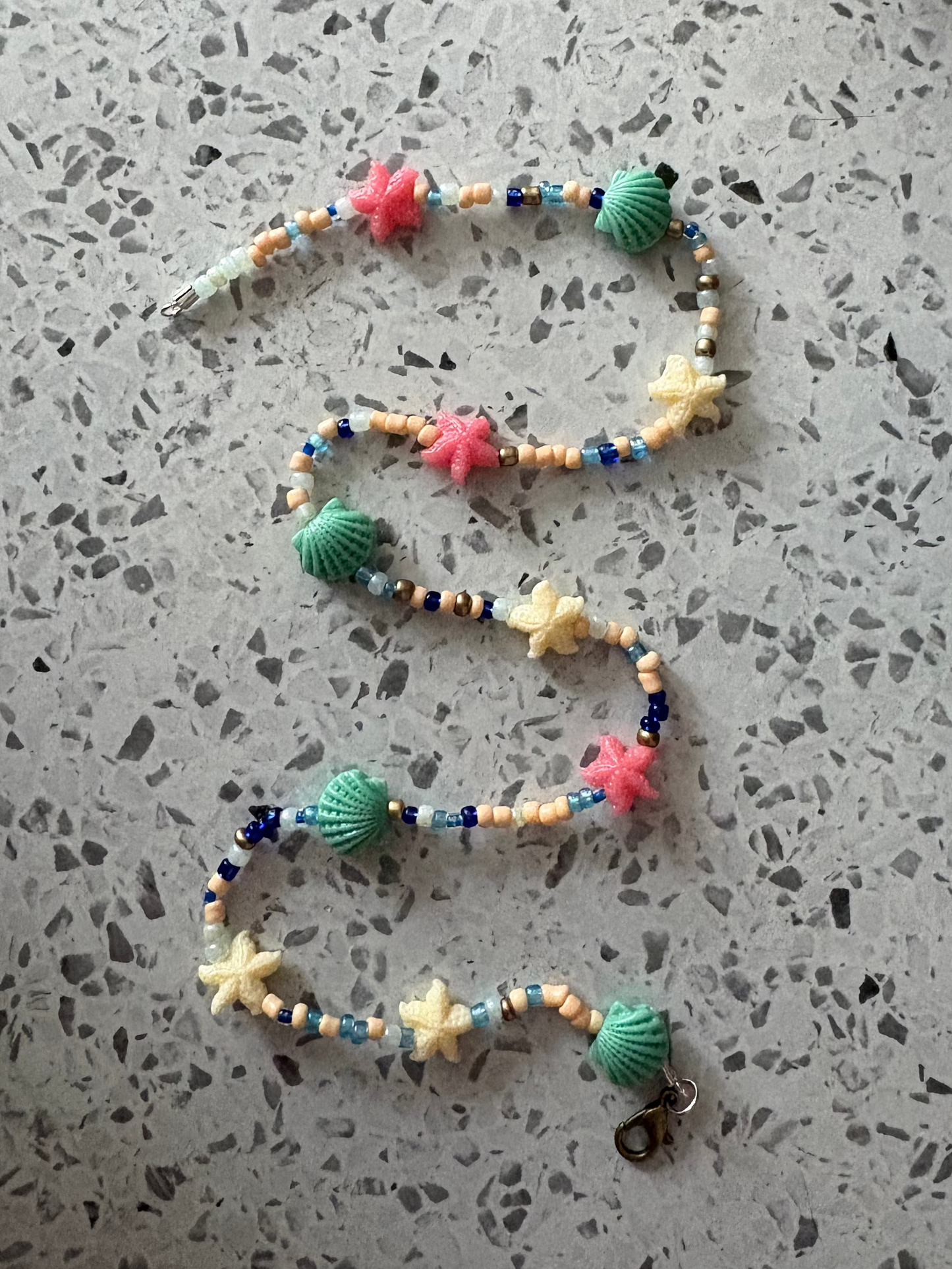 Beachy Seed Bead Necklace