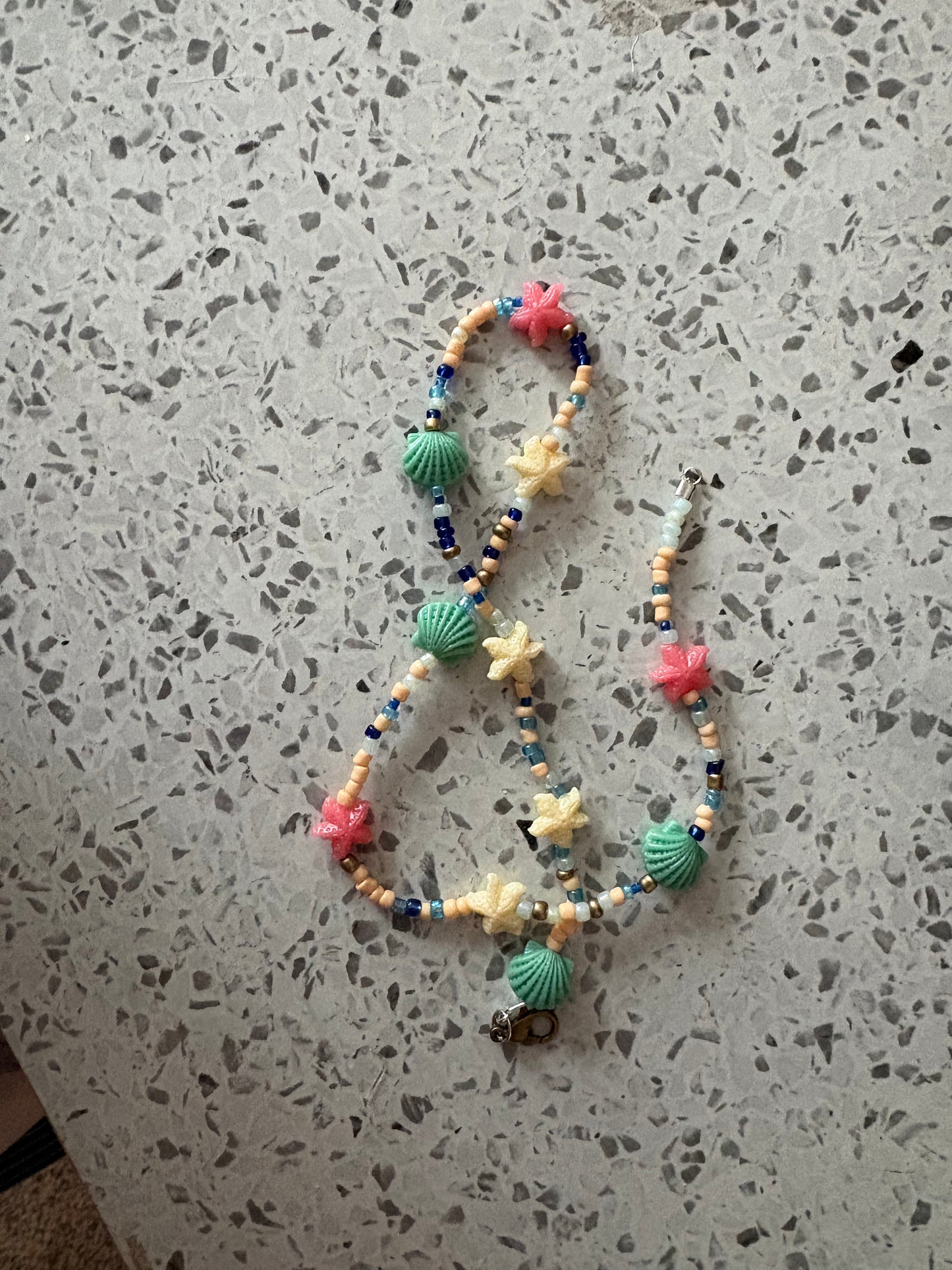 Beachy Seed Bead Necklace