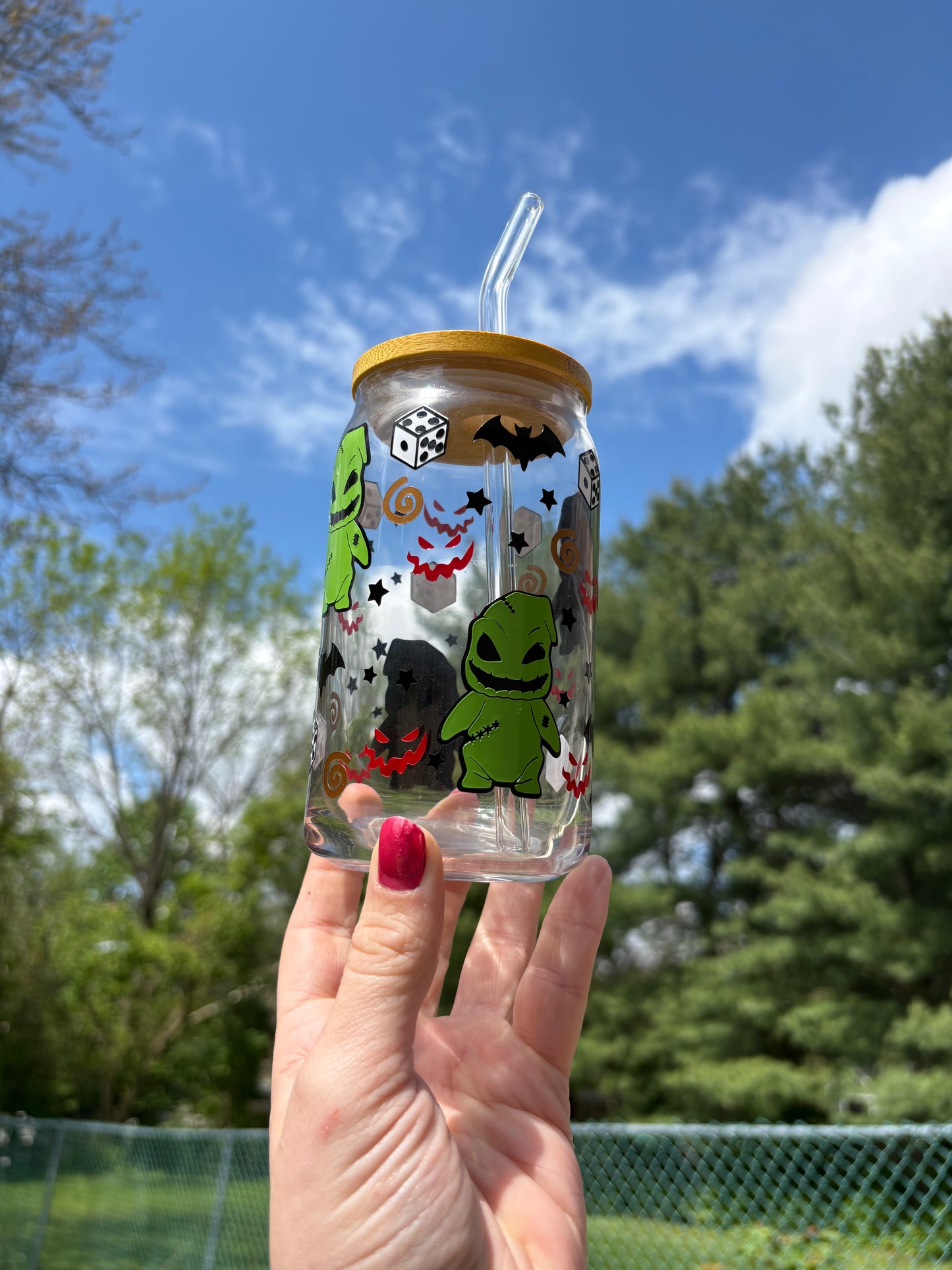 Oogie Boogie Soda Can Glass NBC