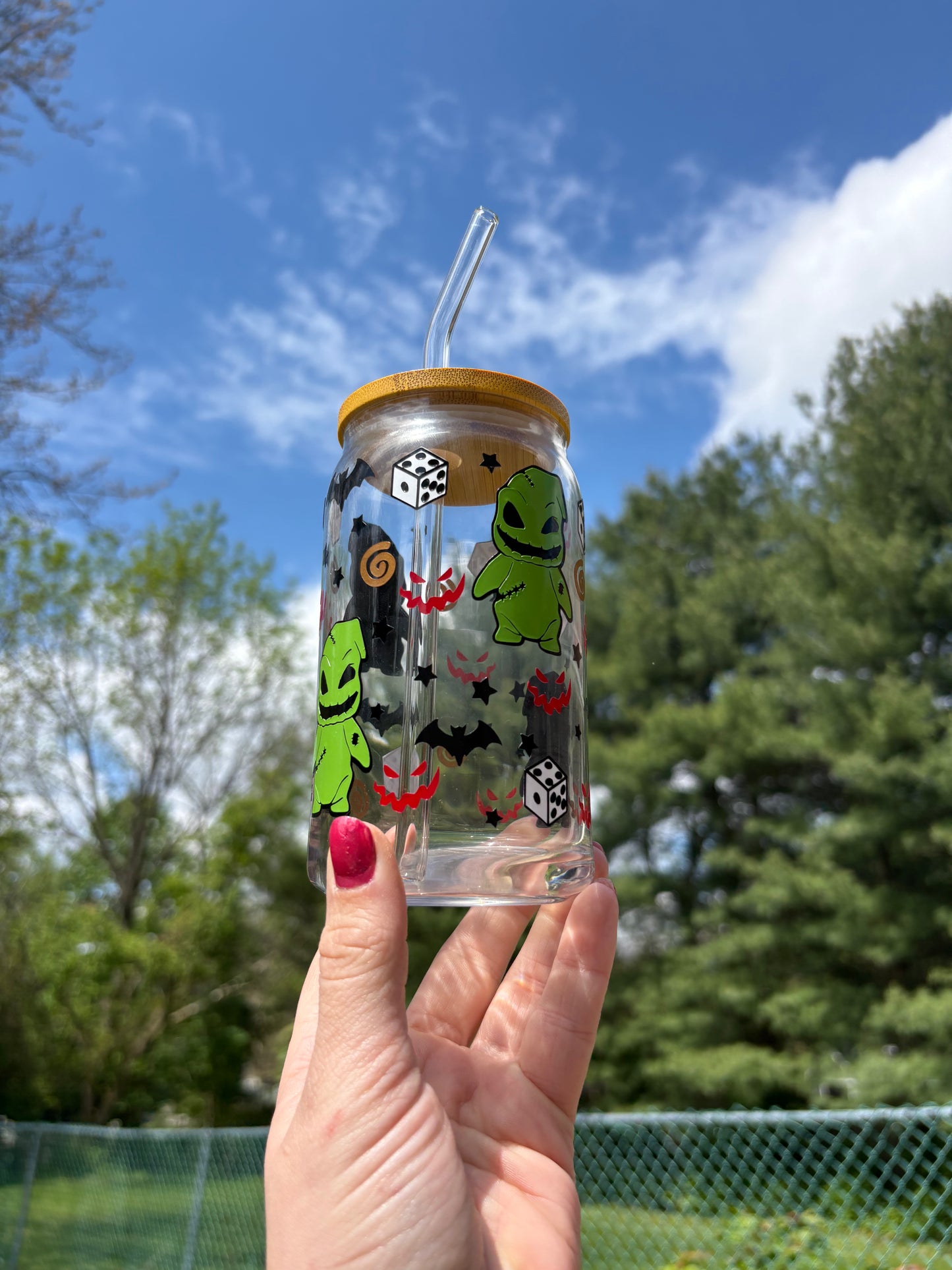 Oogie Boogie Soda Can Glass NBC