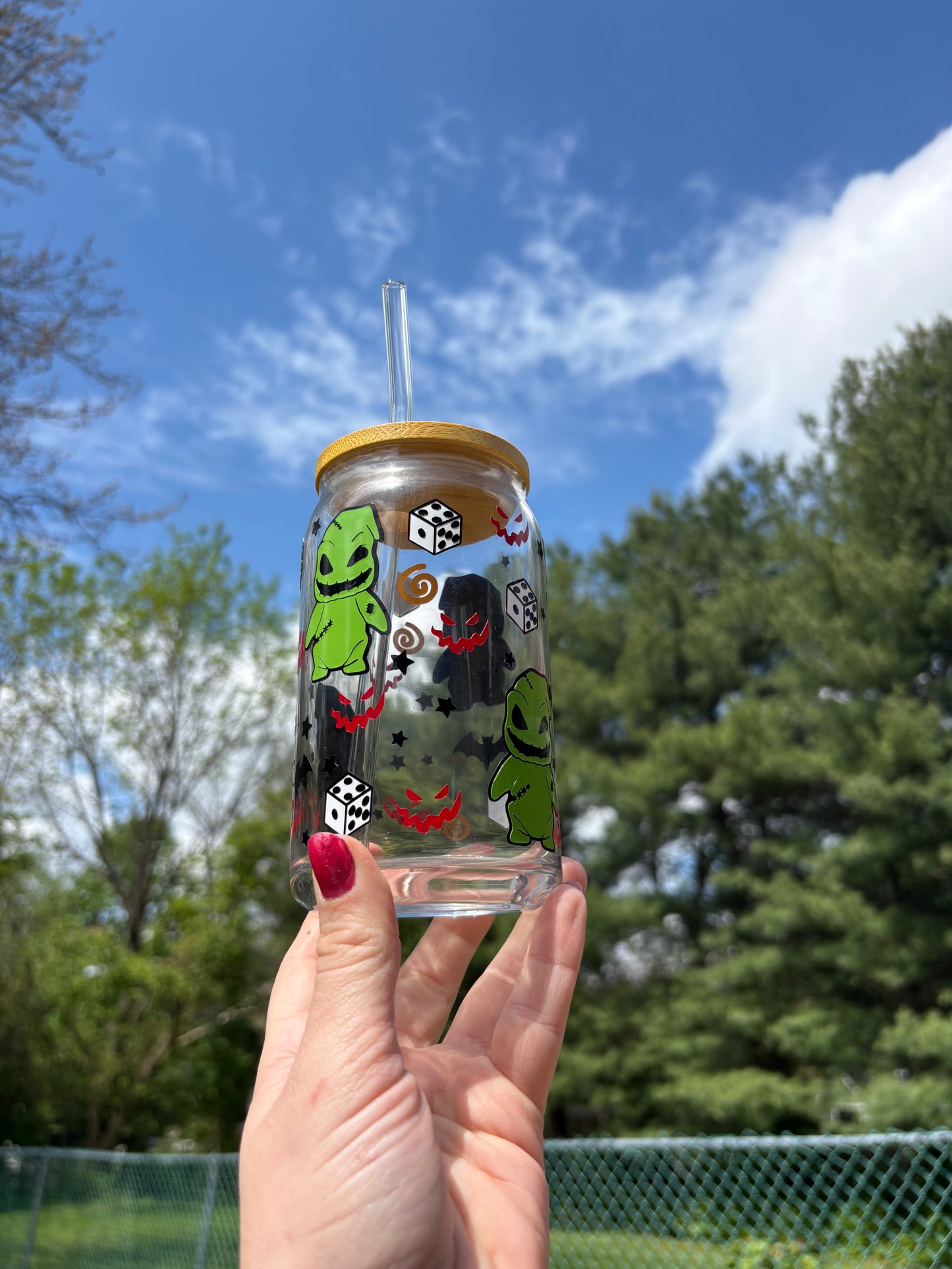 Oogie Boogie Soda Can Glass NBC