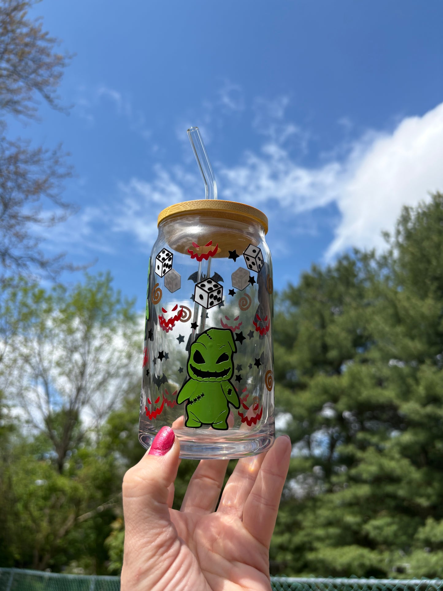 Oogie Boogie Soda Can Glass NBC