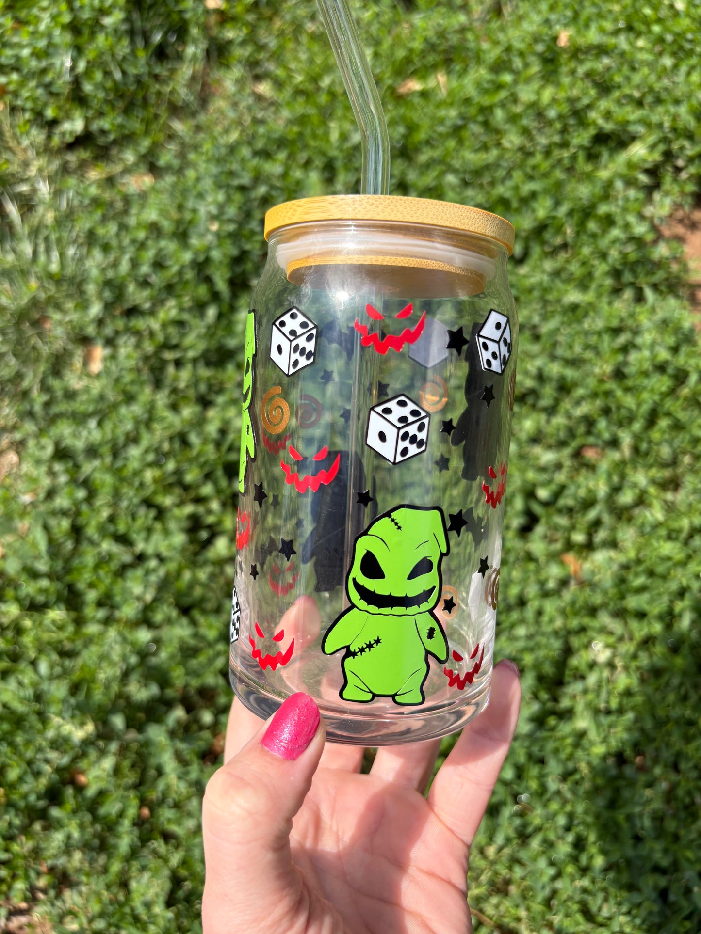 Oogie Boogie Soda Can Glass NBC