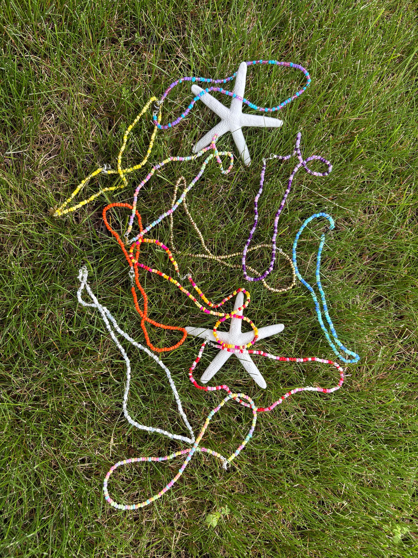 Multi/ Ombre Seed Bead Necklace