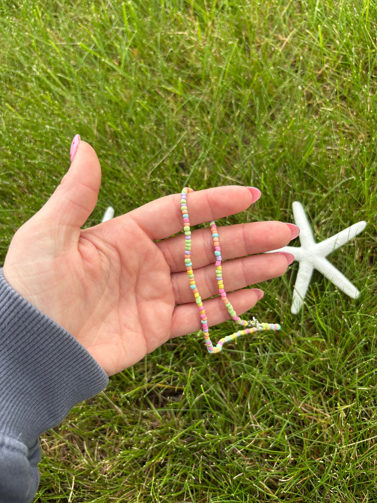 Multi/ Ombre Seed Bead Necklace
