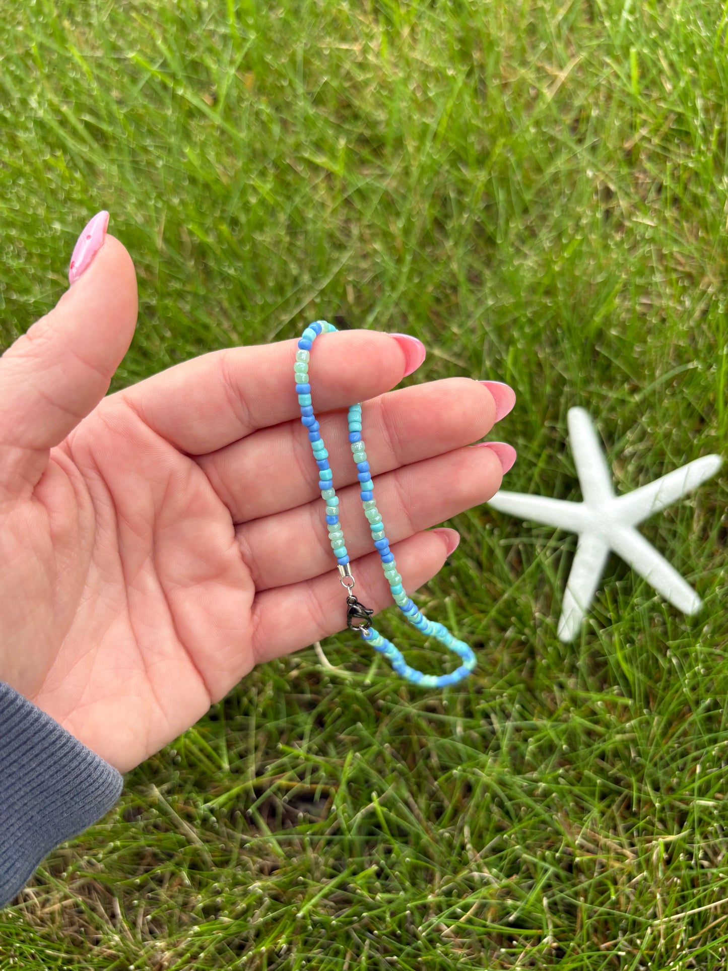 Multi/ Ombre Seed Bead Necklace