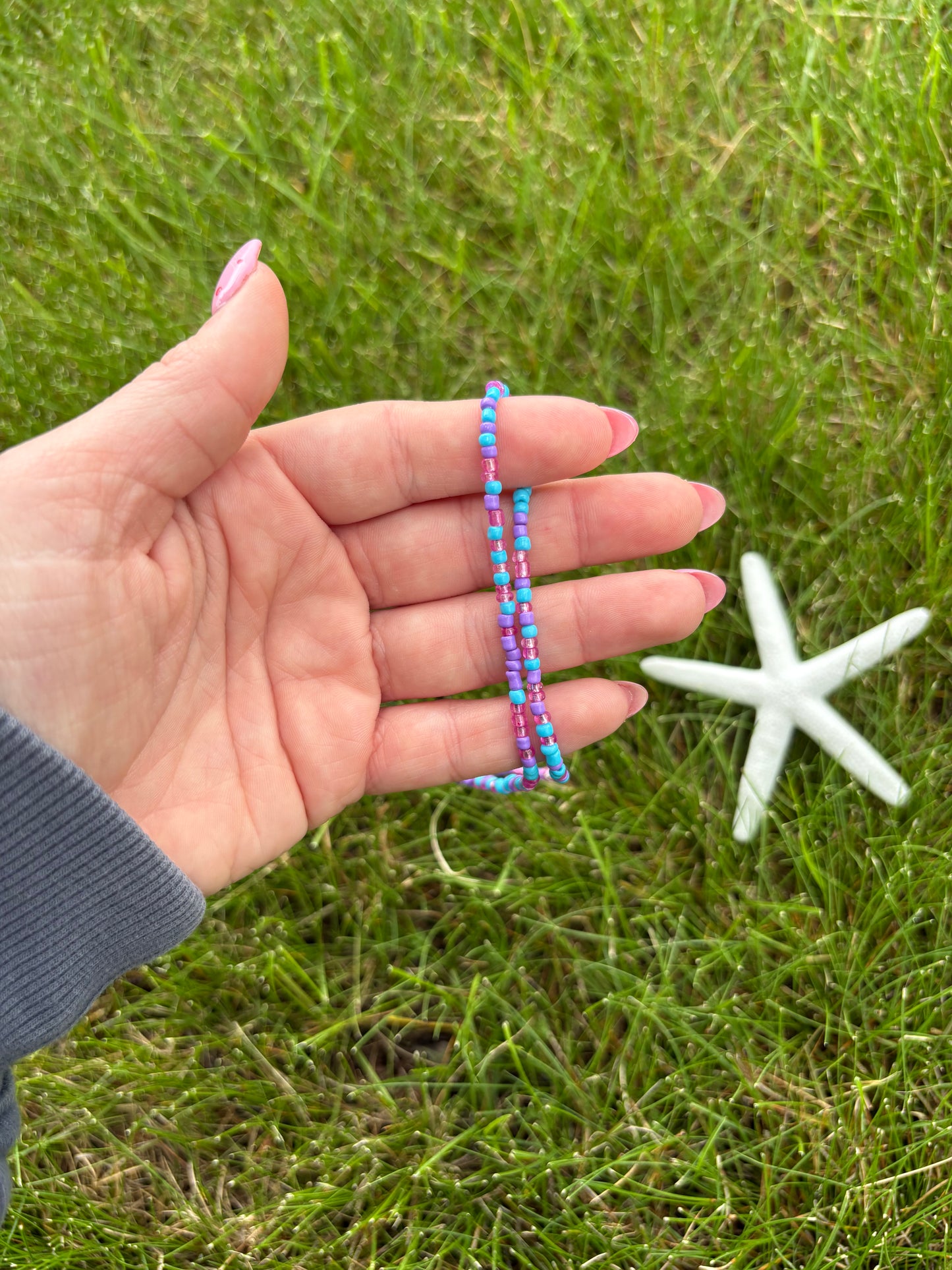 Multi/ Ombre Seed Bead Necklace