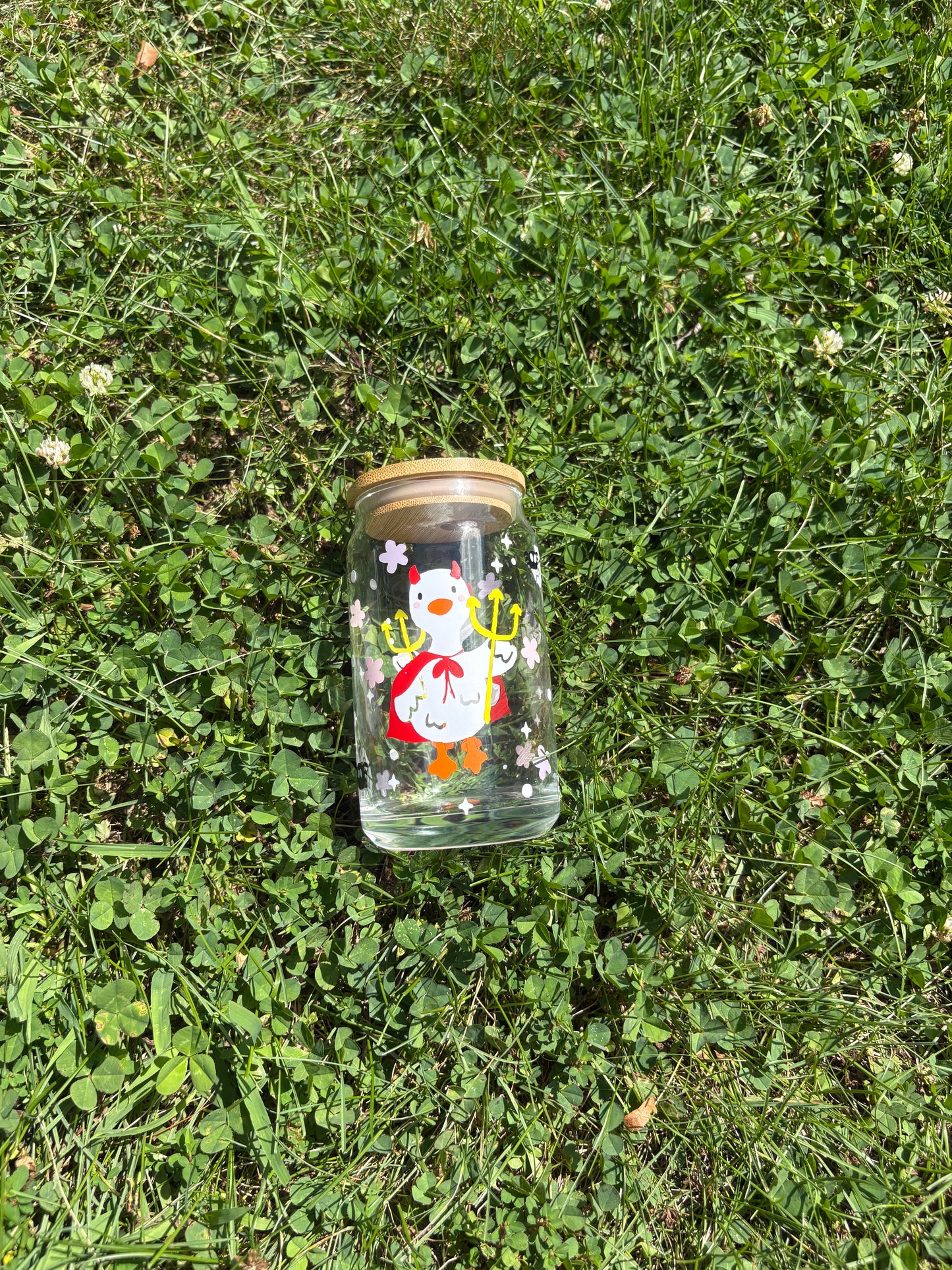 Devilish Goose Soda Can Glass