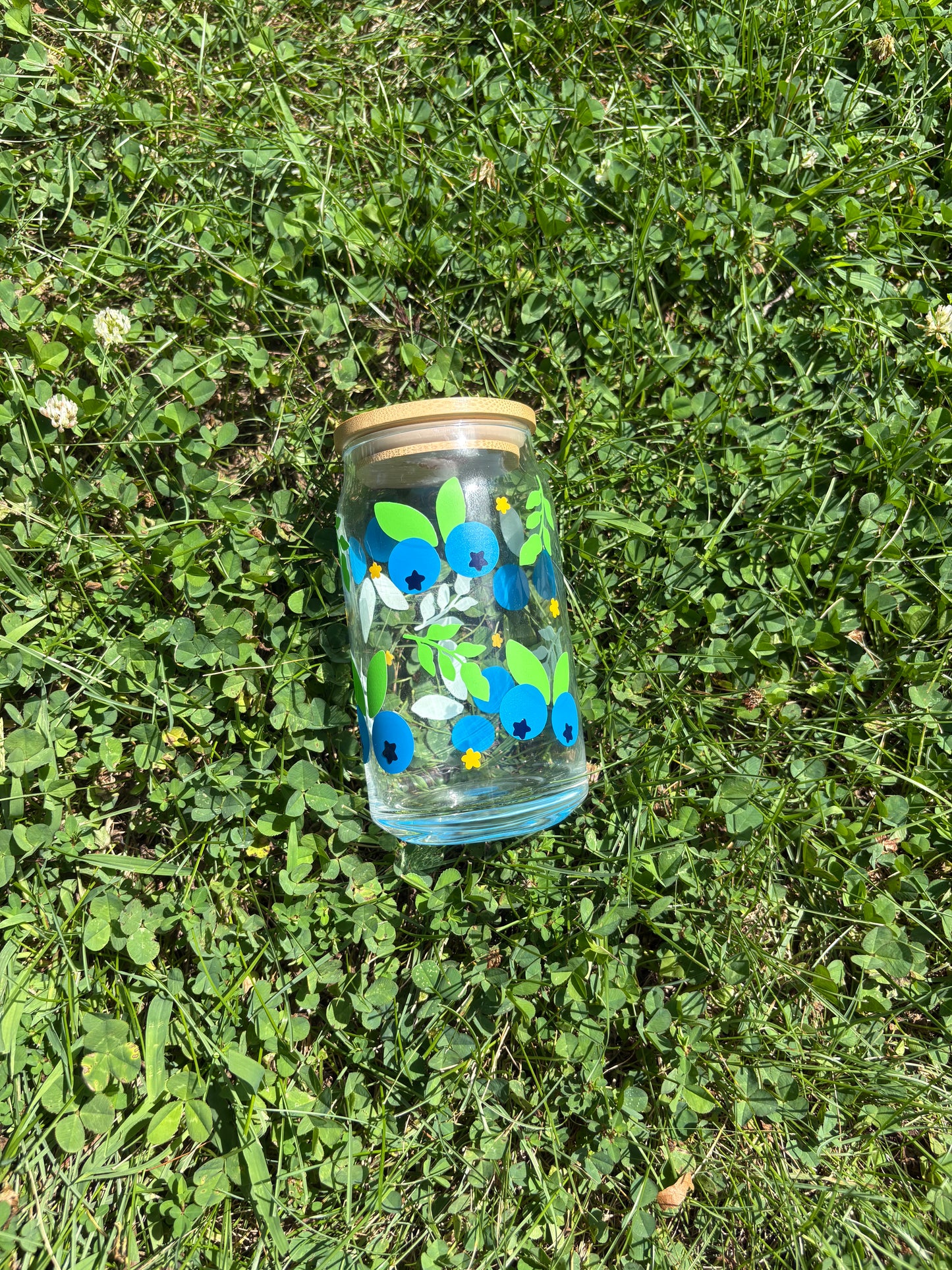 Blueberry Soda Can Glass