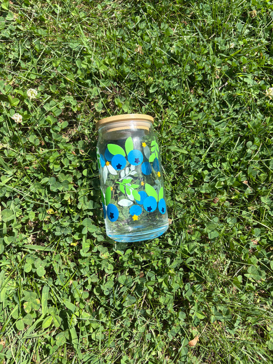 Blueberry Soda Can Glass